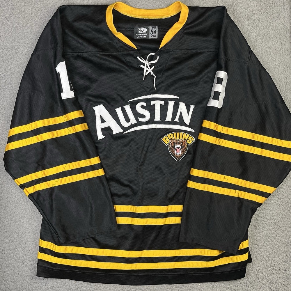 AUSTIN BRUINS NAHL Hockey Jersey North American Hockey League Size 54 Pro
